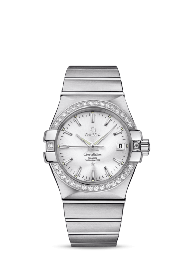 Omega Constellation Co-Axial 35 Stainless Steel / Diamond / Silver